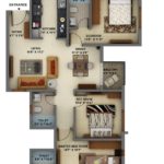 mantri_energia_floor_plan_3bhk_1330sft_unit7